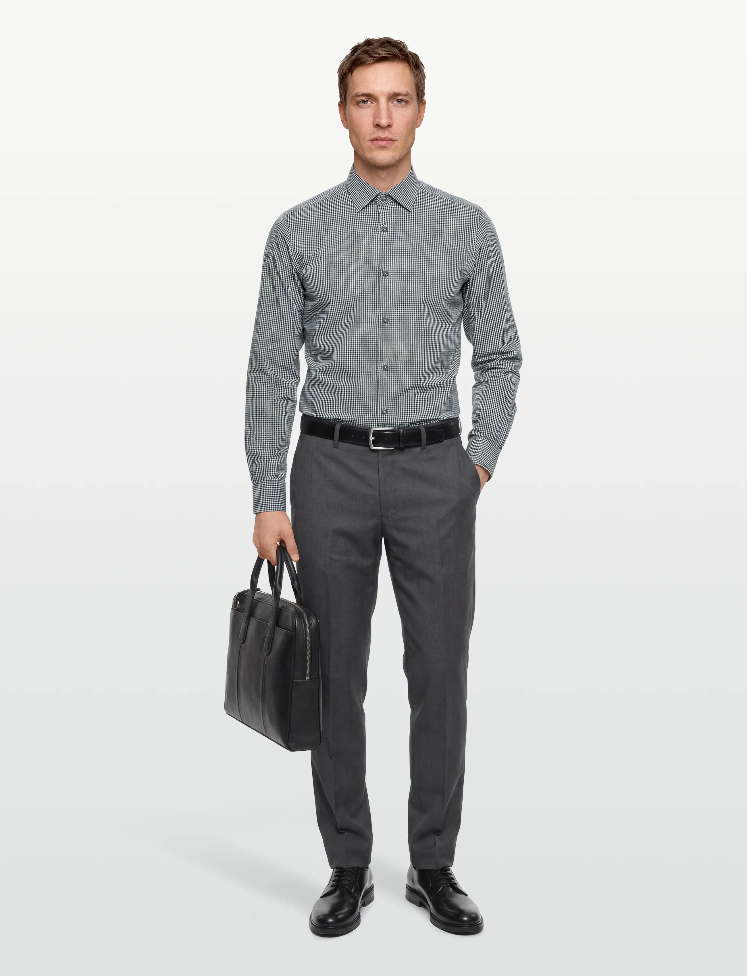 Mango Slim Fit Striped Cotton Shirt, S, Shirts, Marineblau - Casual Männerswear