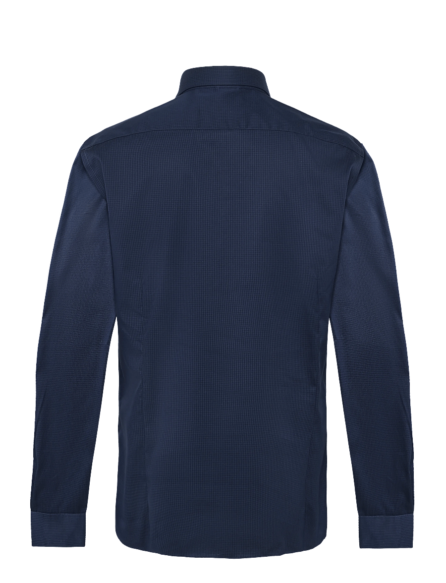 Mango - Slim fit striped cotton shirt - casual skjorter - medium blue - 2