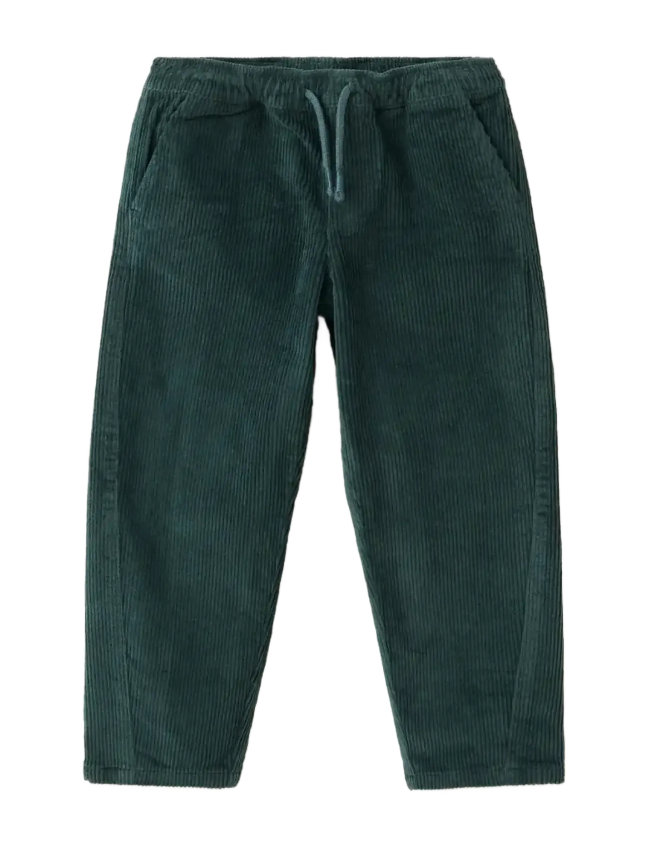 Mango Cotton corduroy trousers - Nederdelar - DARK BLUE / green