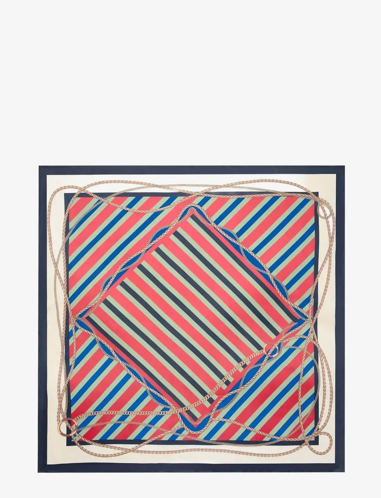Mango - Chain-print scarf - tynde tørklæder - red - 0