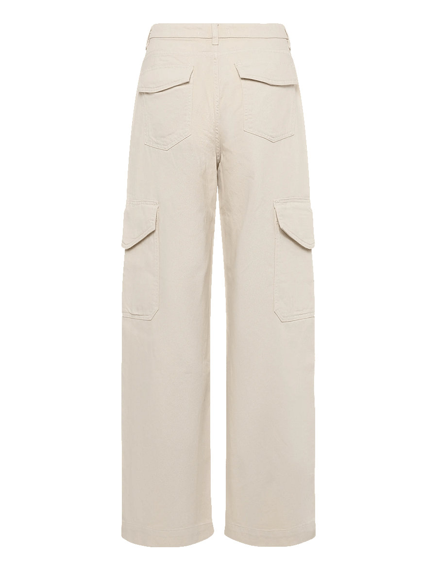 Mango - Mid-rise balloon jeans - barrel-bukser - light beige - 2