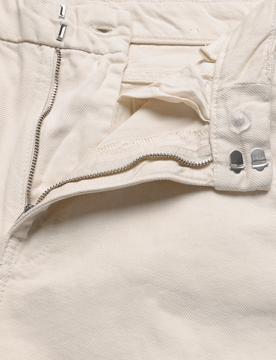 Mango - Mid-rise balloon jeans - barrel-bukser - light beige - 5