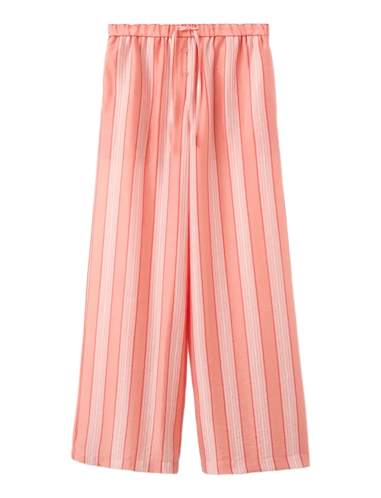 Mango - Straight striped trousers - bukser med lige ben - orange - 1