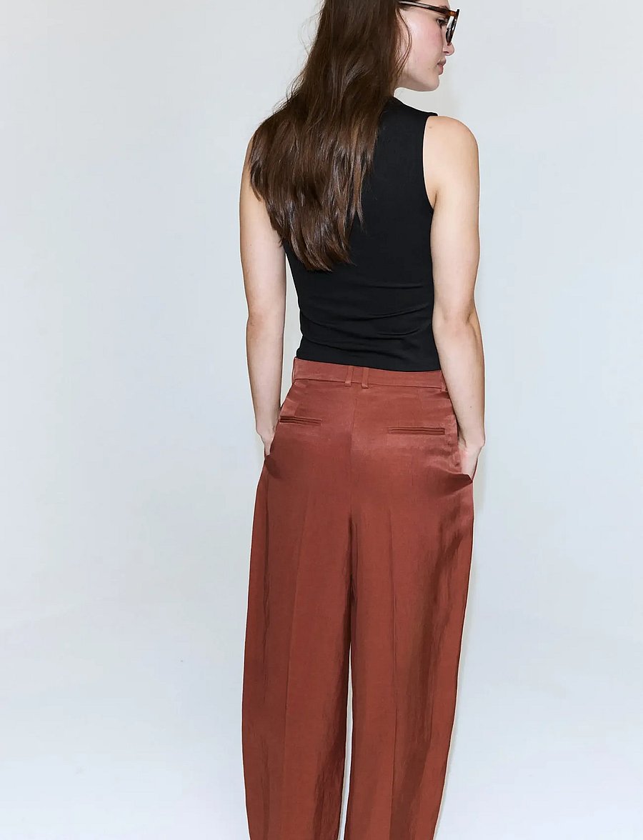 Mango - Fitted V-neck top - tanktops - black - 2