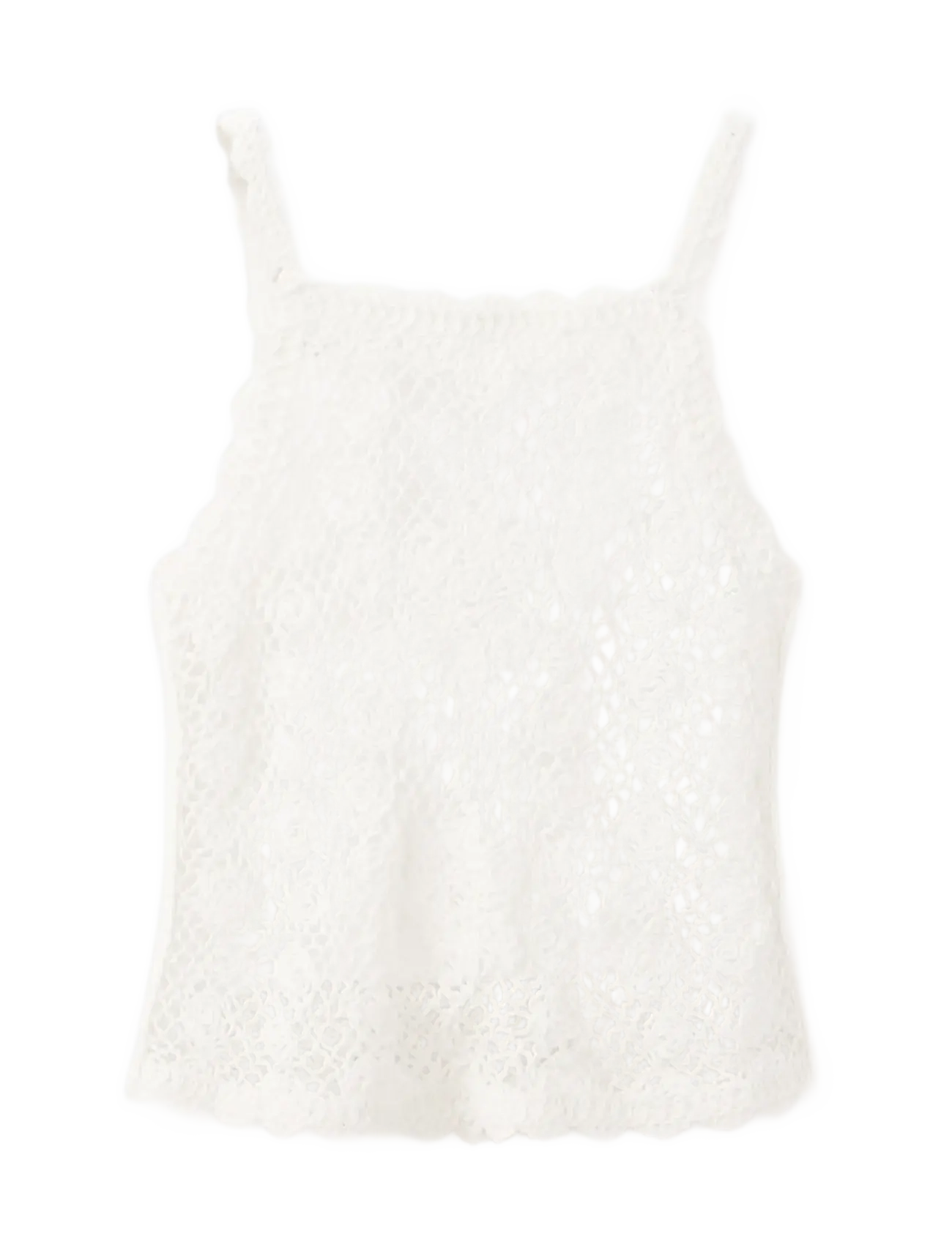 Mango - Crochet top - västar - light beige - 2