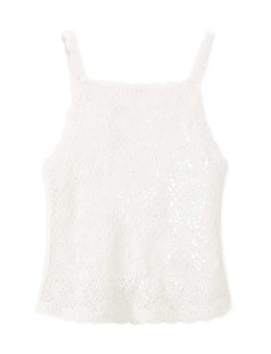 Mango - Crochet top - liivit - light beige - 2