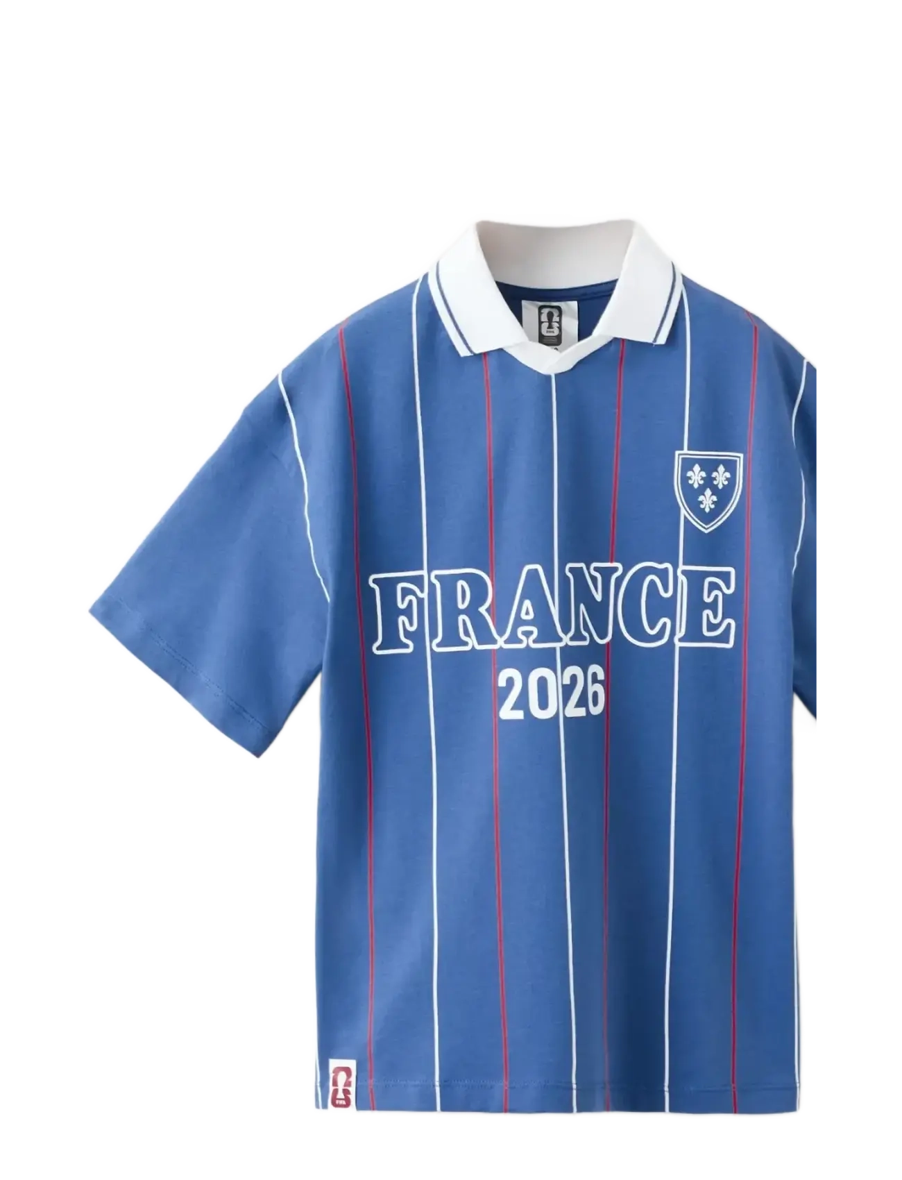 Mango France Football T-shirt - Poloer - MEDIUM BLUE / blue