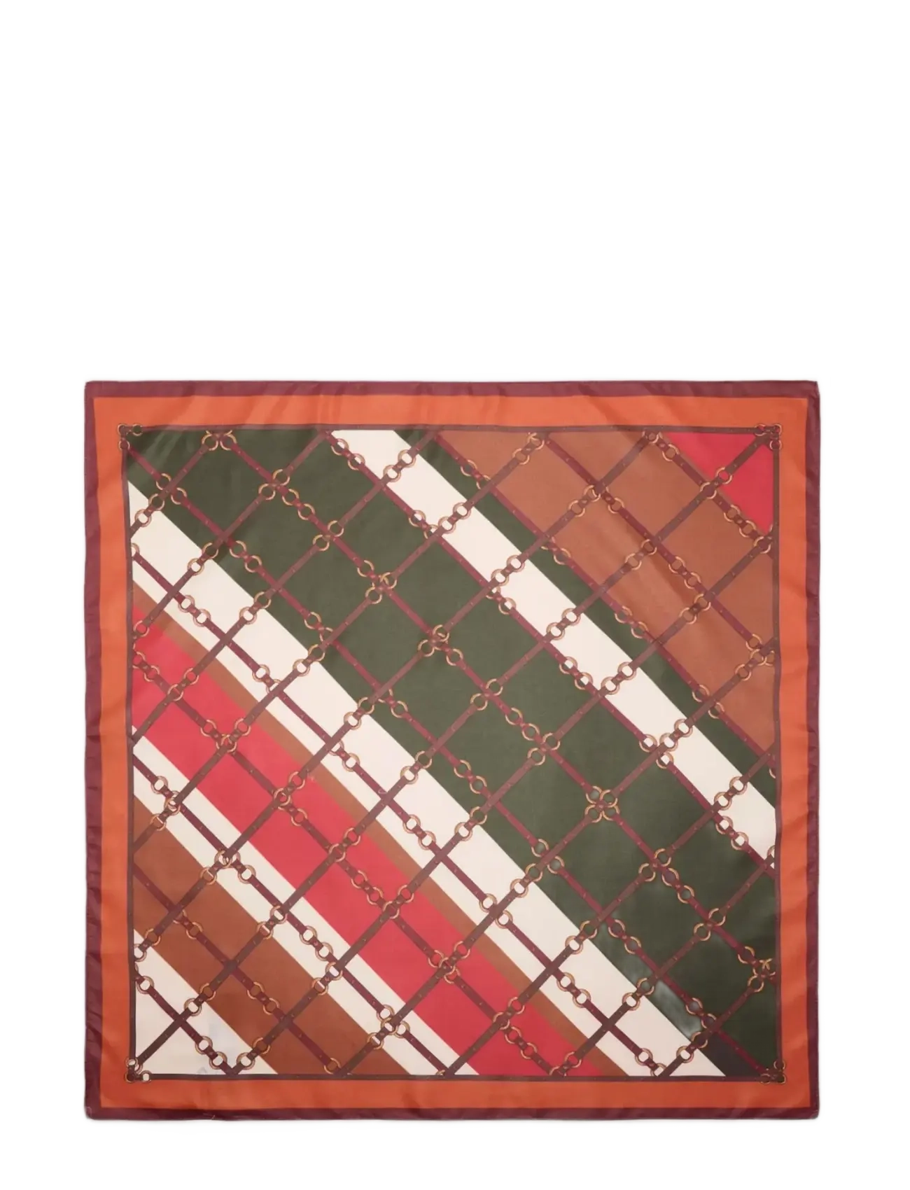 Mango Geometric printed foulard - Tynde tørklæder - ORANGE / orange