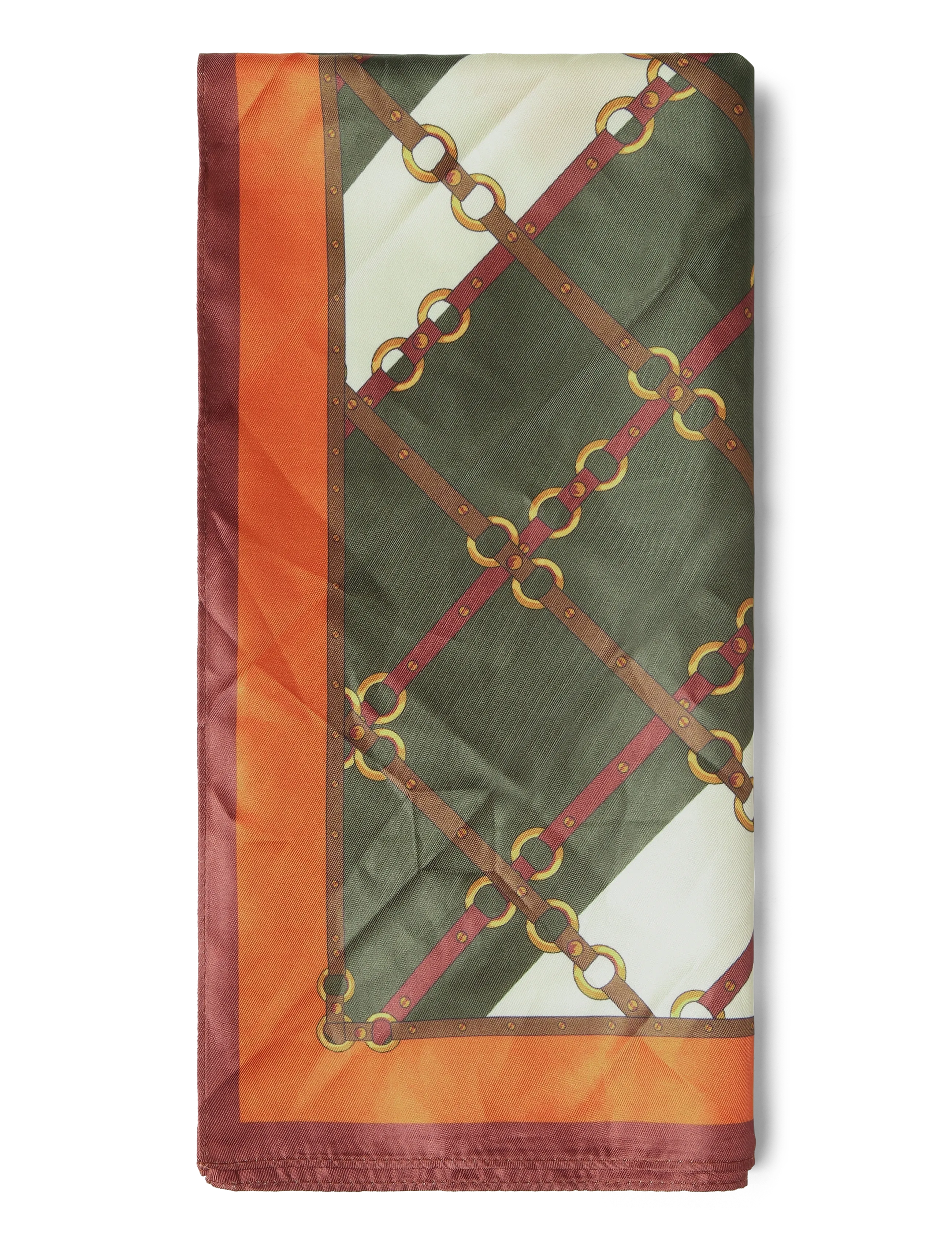 Mango - Geometric printed foulard - tynde tørklæder - orange - 1
