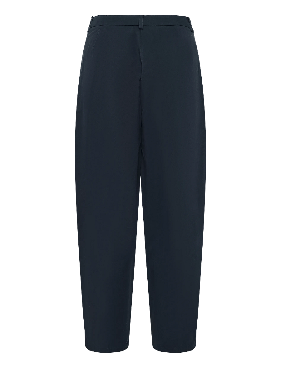 Mango - High-waisted balloon trousers - barrel-bukser - navy - 2