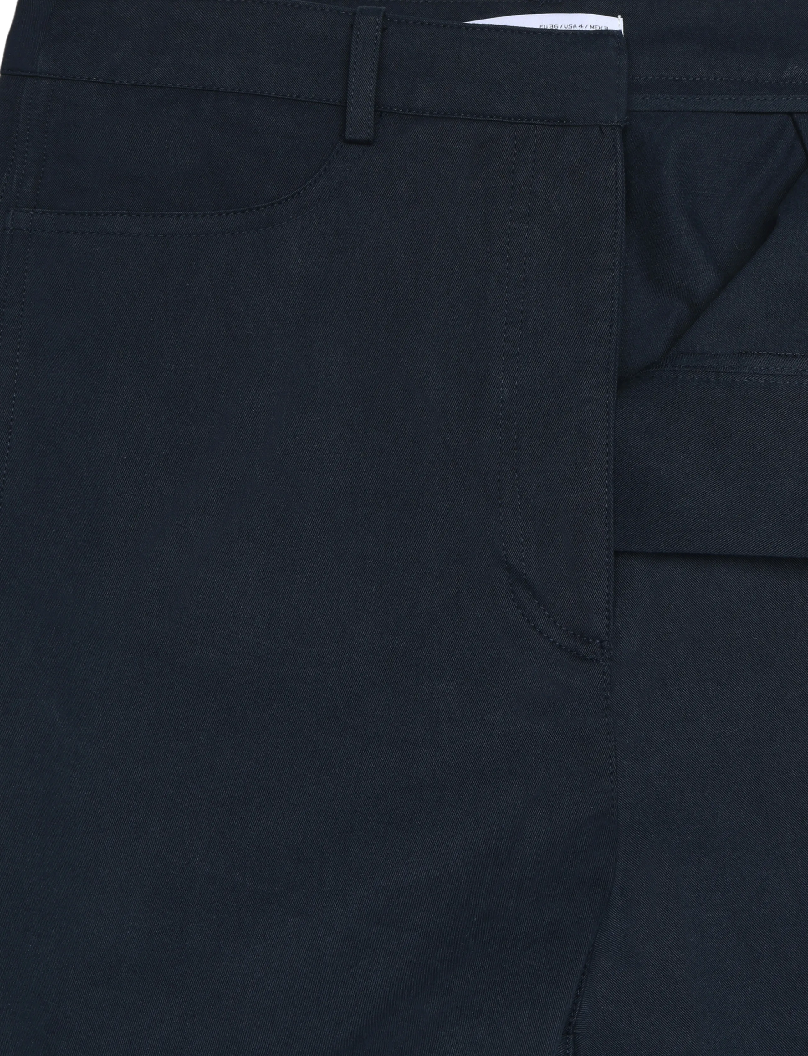 Mango - High-waisted balloon trousers - barrel-bukser - navy - 4