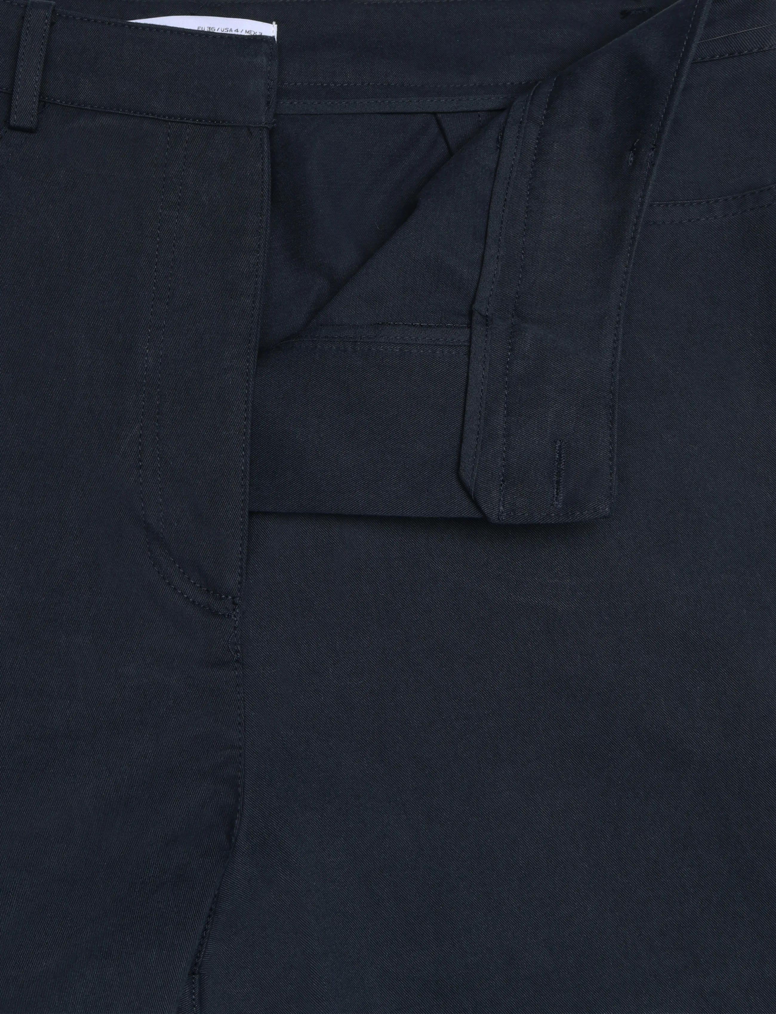 Mango - High-waisted balloon trousers - barrel-bukser - navy - 5