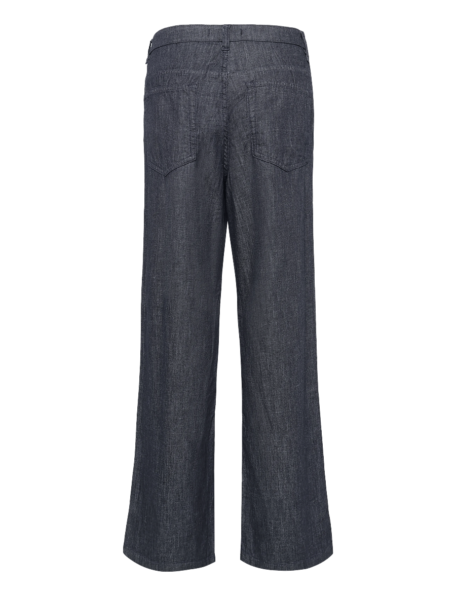Mango - Low-rise tie jeans - brede jeans - open blue - 2