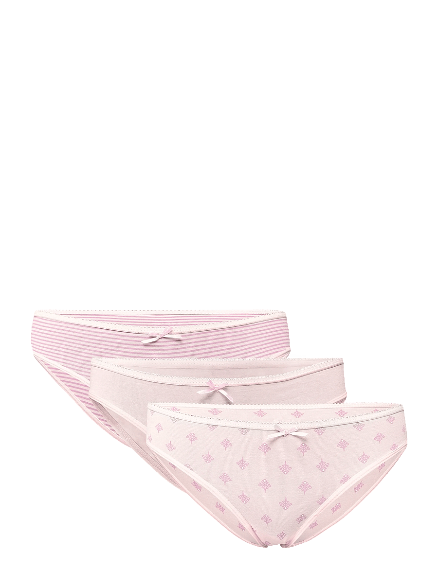 Mango - Pack of 3 assorted cotton knickers - underbukser - pink - 0
