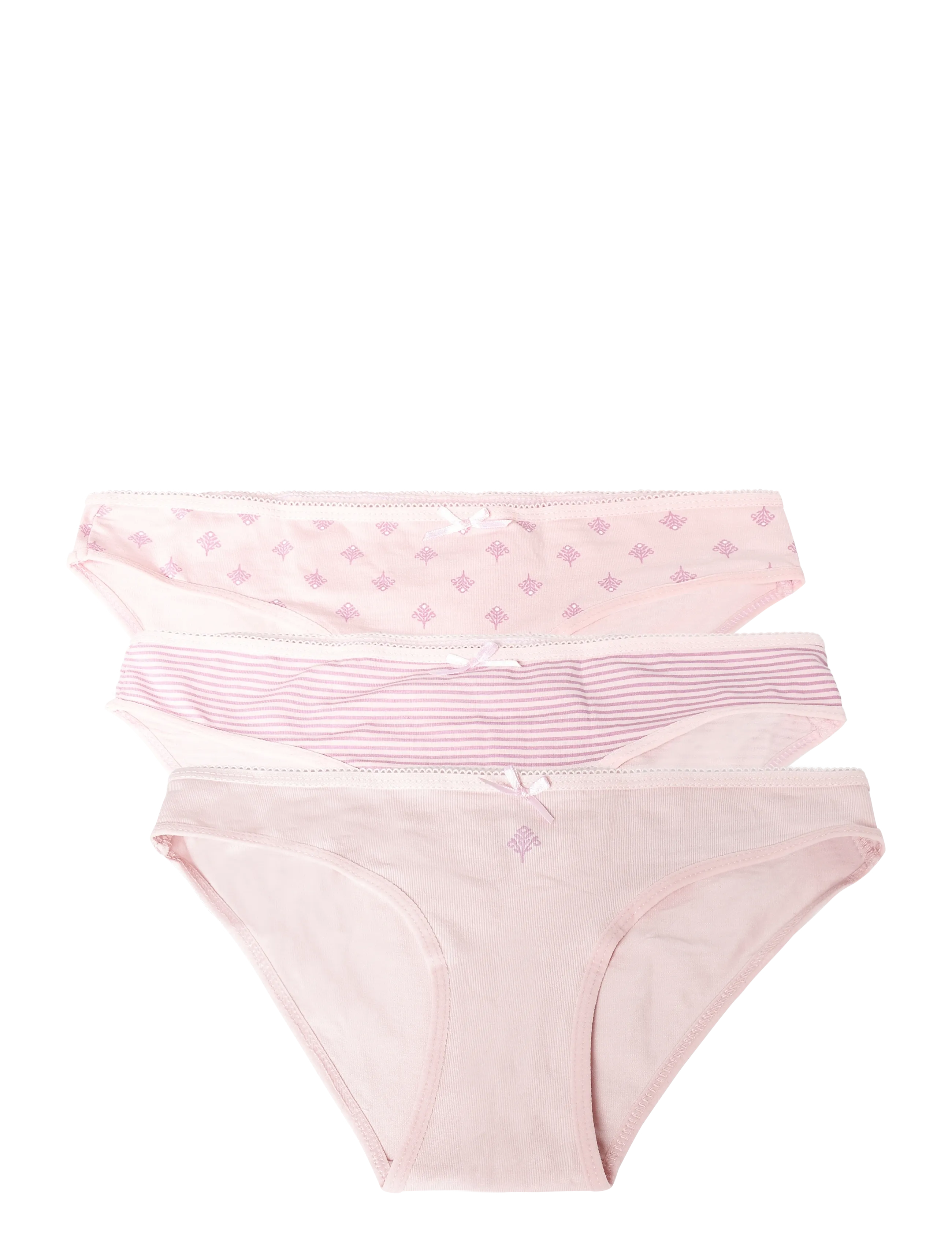 Mango - Pack of 3 assorted cotton knickers - underbukser - pink - 2