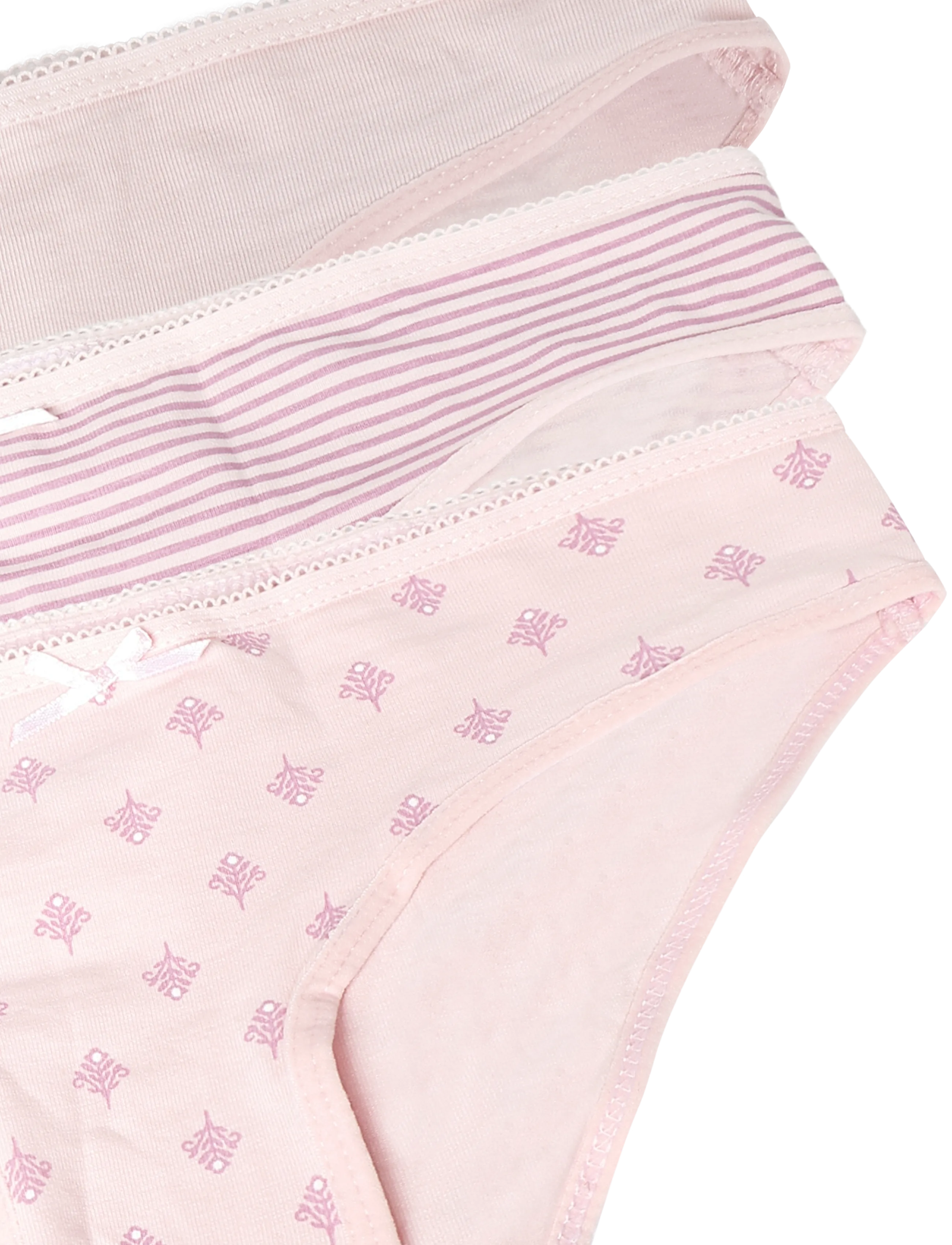 Mango - Pack of 3 assorted cotton knickers - underbukser - pink - 3