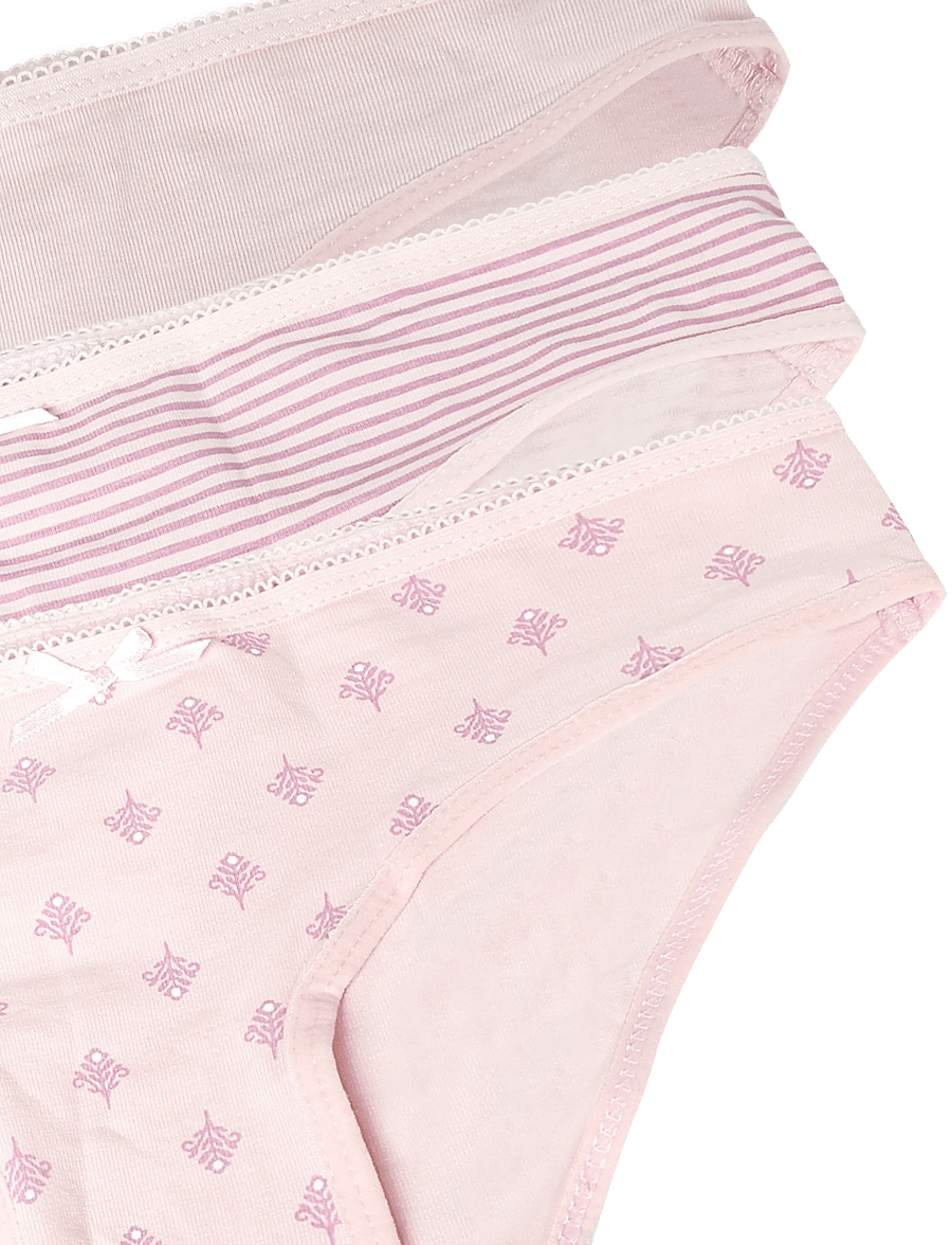 Mango - Pack of 3 assorted cotton knickers - underbukser - pink - 3