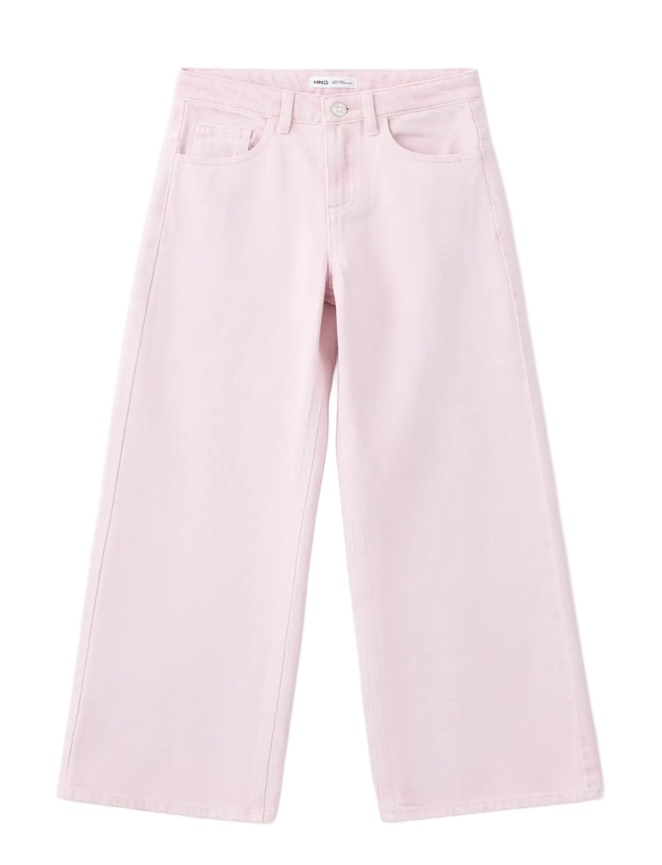 Mango Jeans wide leg - Jeans - PINK / pink/rose