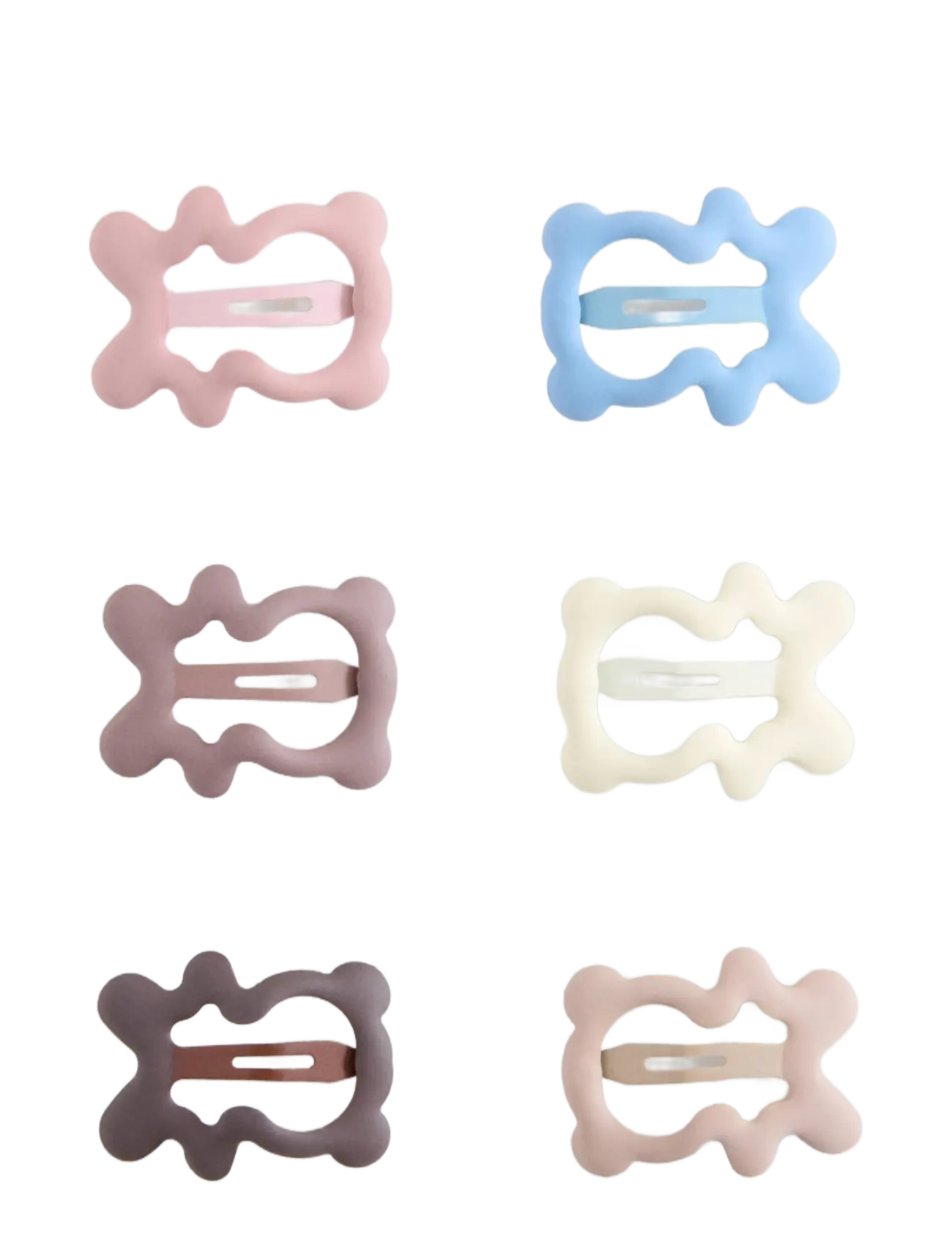 Mango Pack Of 6 Hair Clips, One Size, Accessories, Mehrfarbig/gemustert - Pins, Kinder