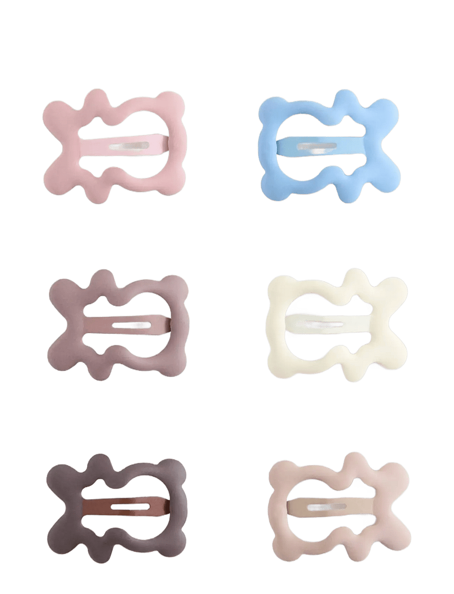 Mango - Pack of 6 hair clips - hårklämmor - light beige - 0