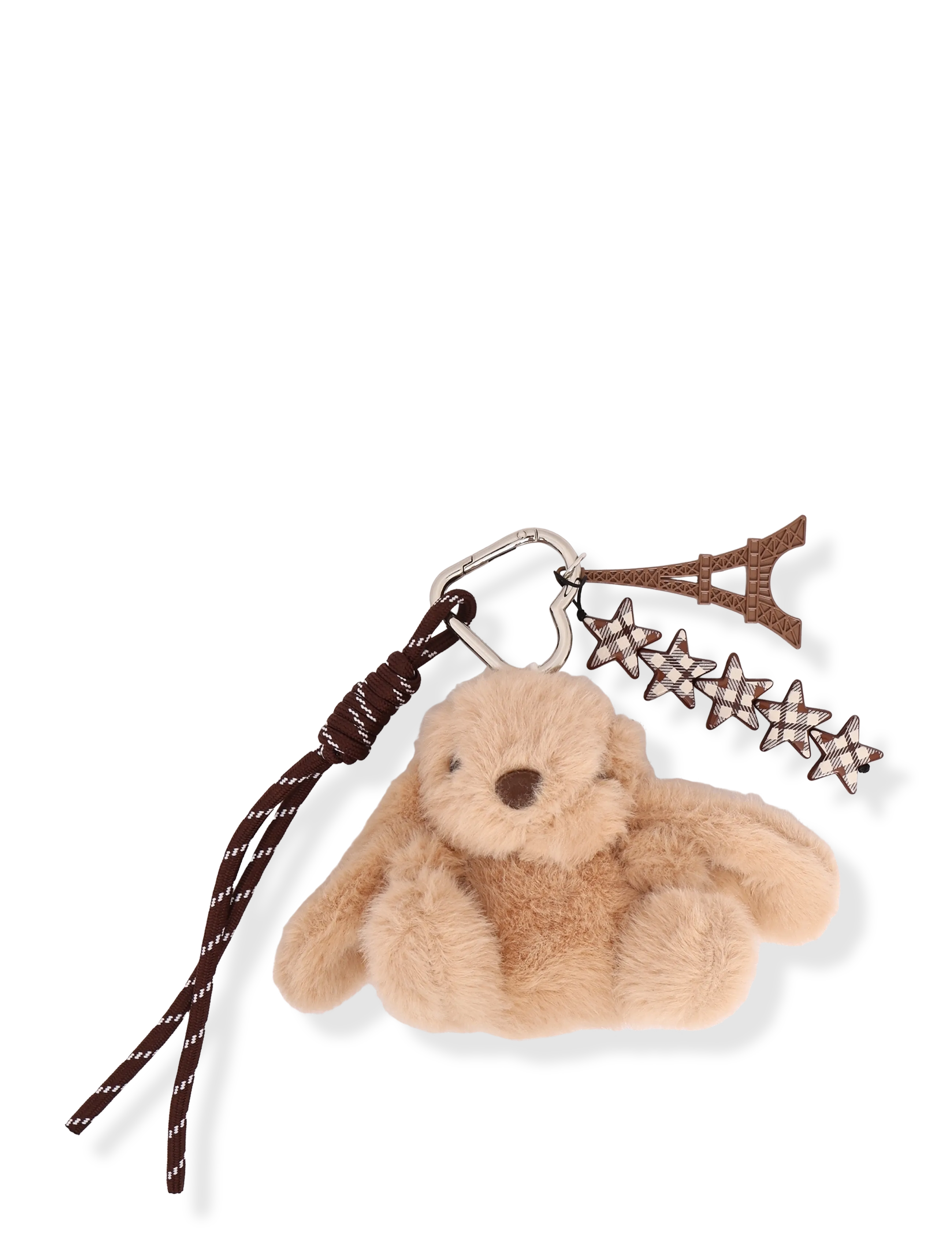 Mango Bunny charm keychain - Mango - LT PASTEL BROWN / beige