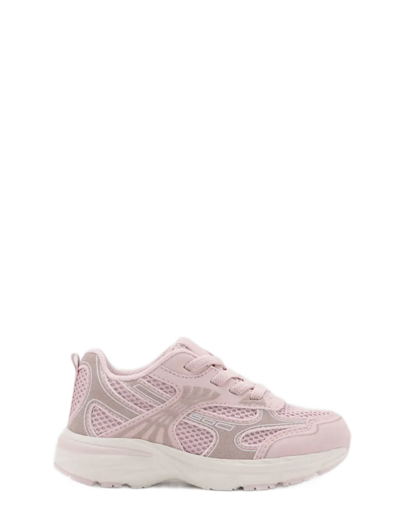 Mango Mixed Trainers With Elastic Lace, 22, Sneakers, Rosa - Low-top Kinder