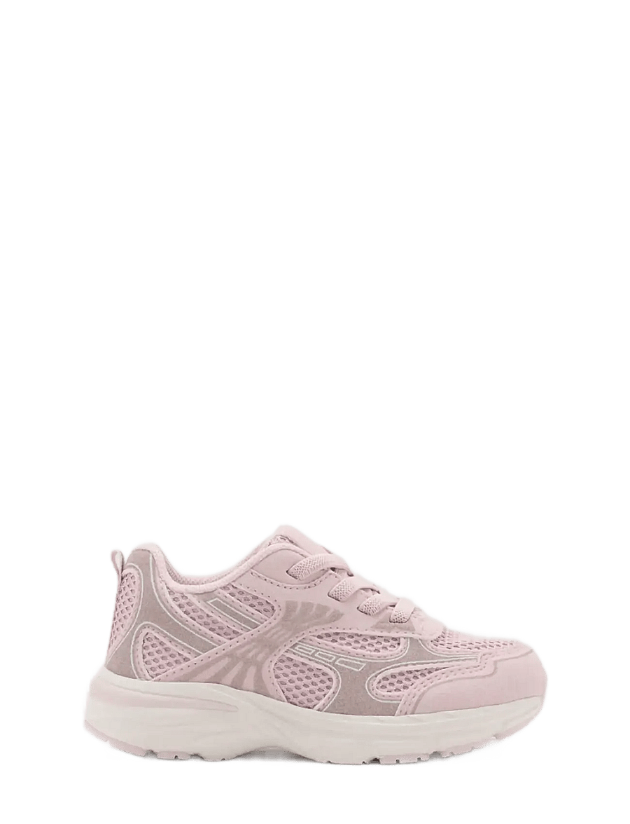 Mango - Mixed trainers with elastic lace - låga sneakers - lt-pastel pink - 0
