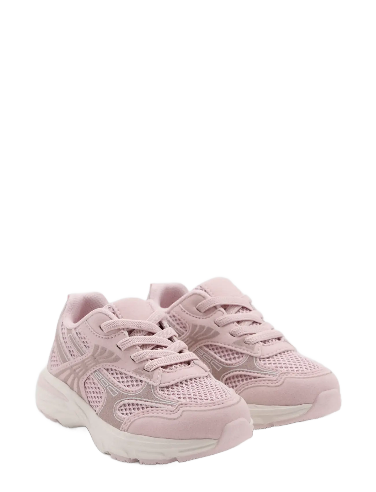 Mango - Mixed trainers with elastic lace - låga sneakers - lt-pastel pink - 1