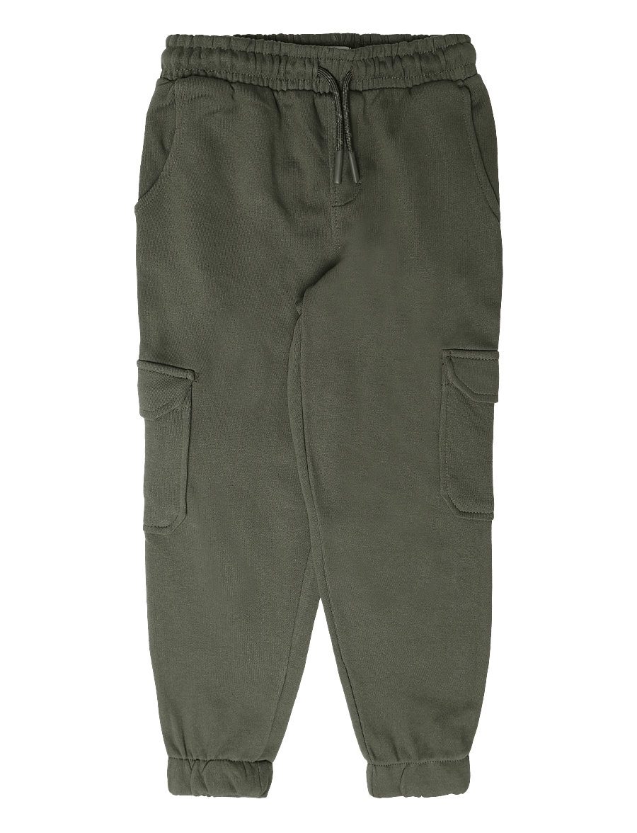 Mango - Drawstring jogger trousers - cargobyxor - beige - khaki - 0