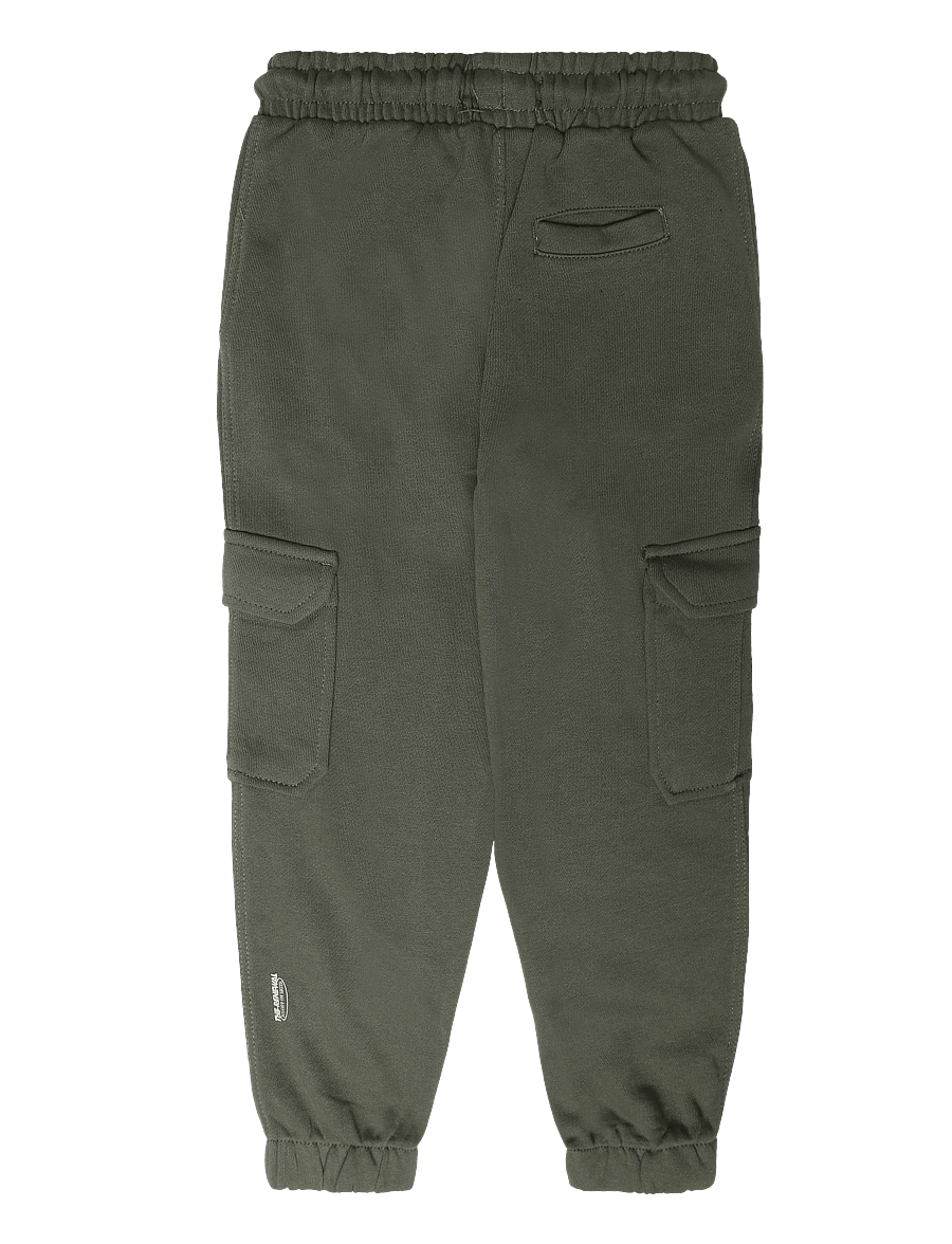 Mango - Drawstring jogger trousers - cargobyxor - beige - khaki - 1