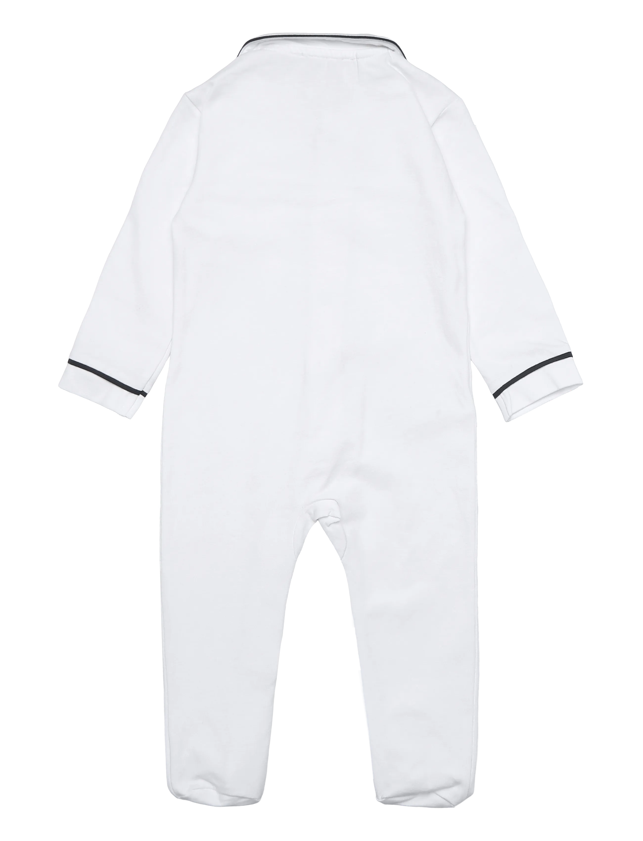Mango - Contrast trim pyjama onesie - natdragter - navy - 1