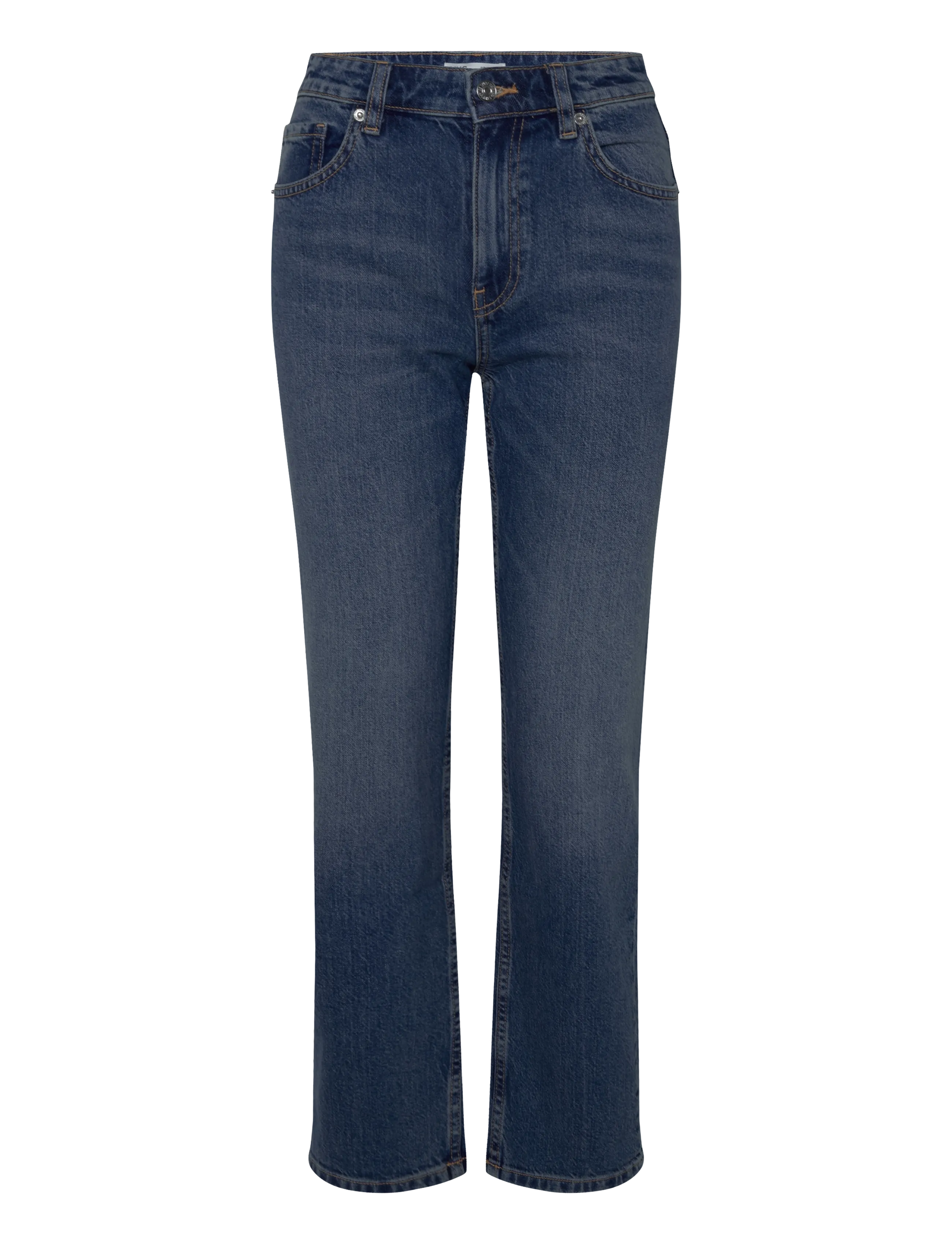 Mango - Slim-fit high-waist jeans - slim jeans - open blue - 1
