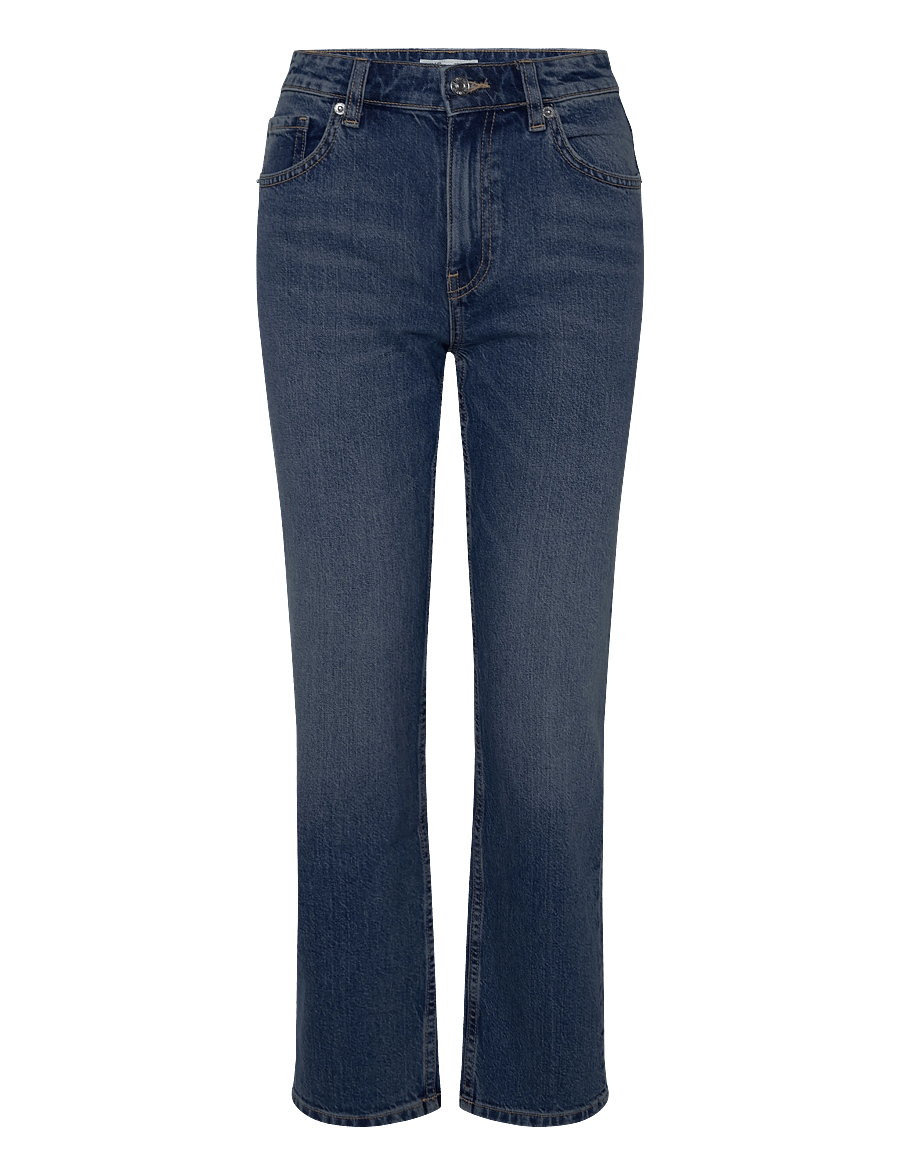 Mango - Slim-fit high-waist jeans - slim jeans - open blue - 1