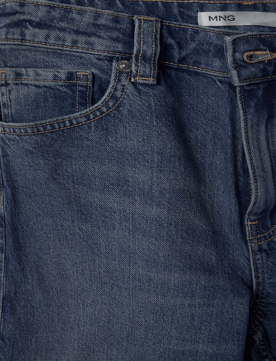 Mango - Slim-fit high-waist jeans - slim jeans - open blue - 4