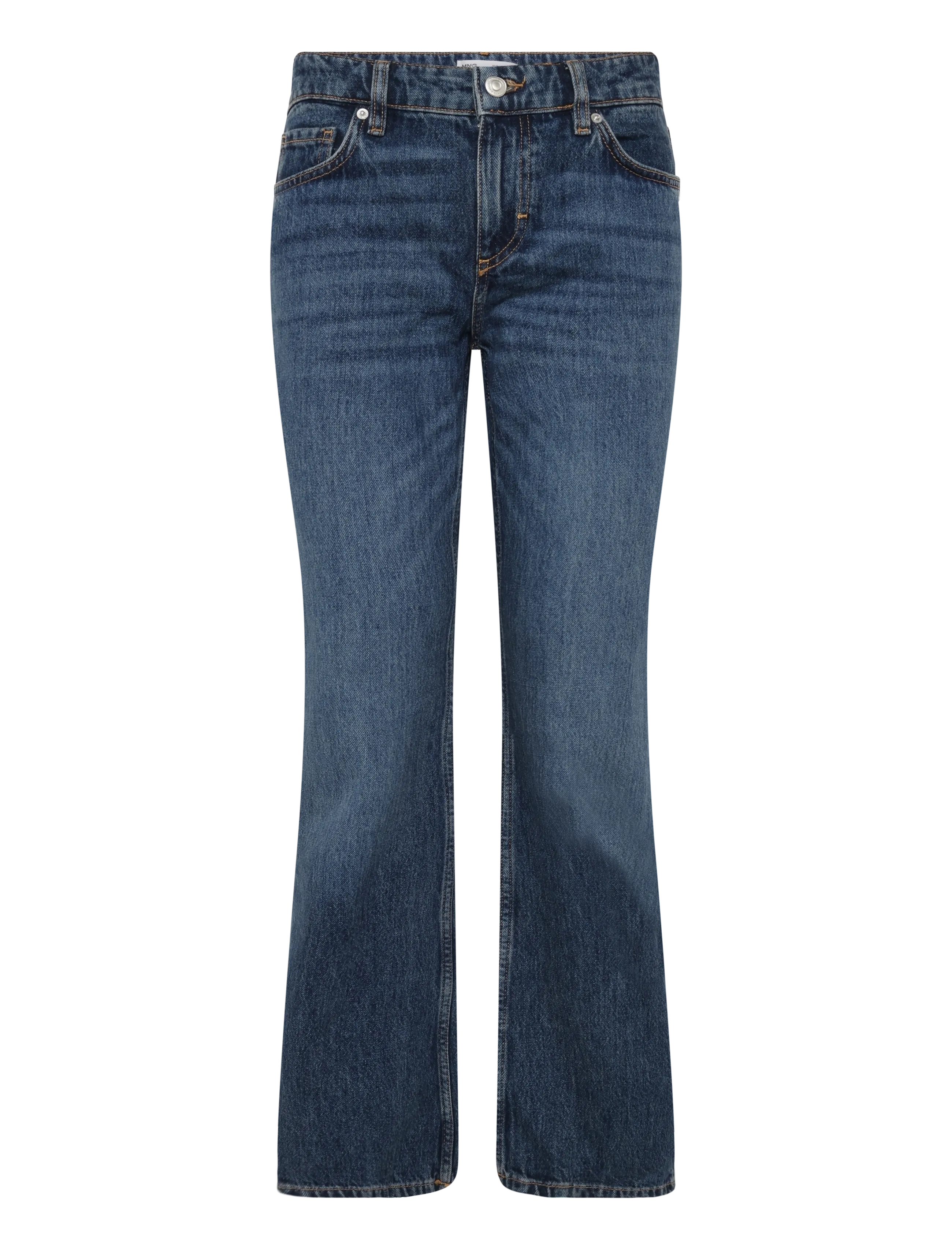 Mango - Low-rise flared jeans - utsvängda jeans - open blue - 1