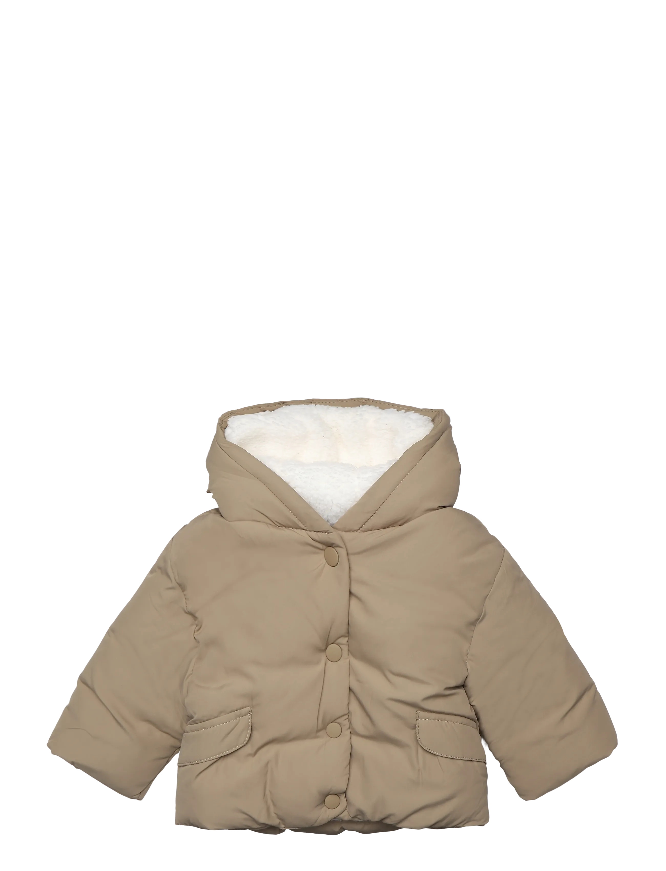 Mango Fur-effect quilted coat - Dunjakker - MEDIUM BROWN / brown