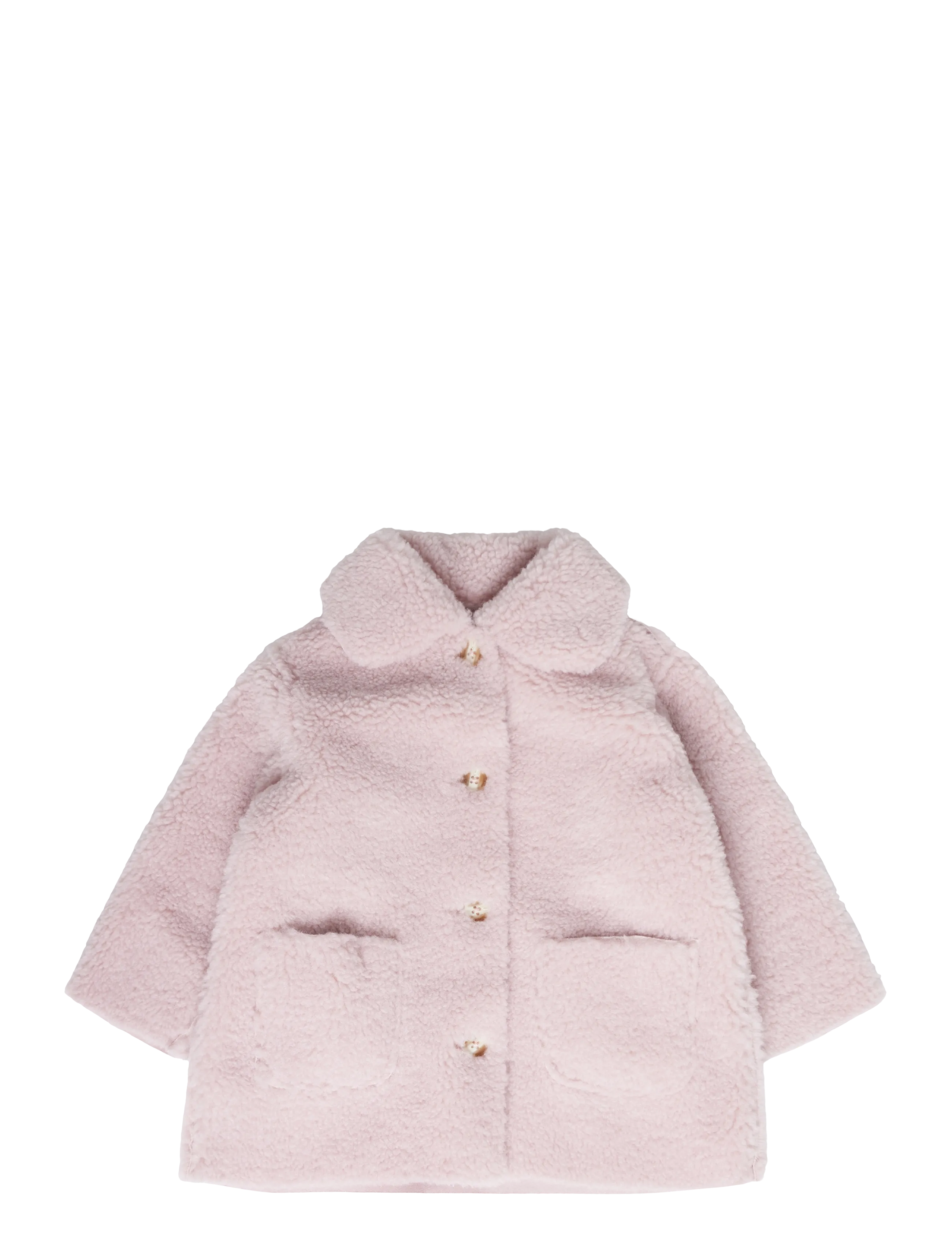 Mango Reversible shearling coat - Fuskpäls - PINK / pink/rose