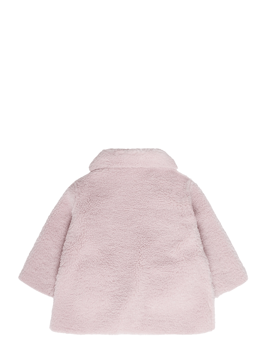 Mango - Reversible shearling coat - rockar & kappor - pink - 2