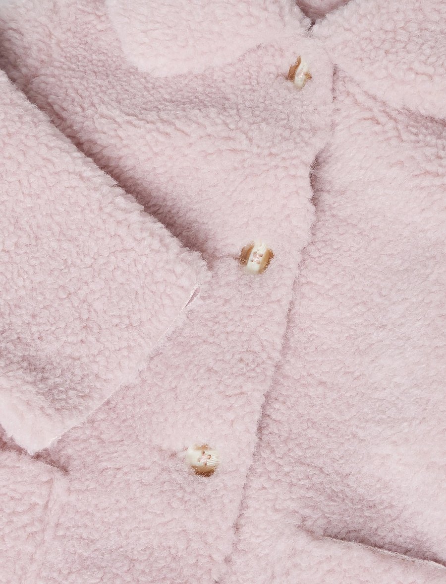 Mango - Reversible shearling coat - rockar & kappor - pink - 3