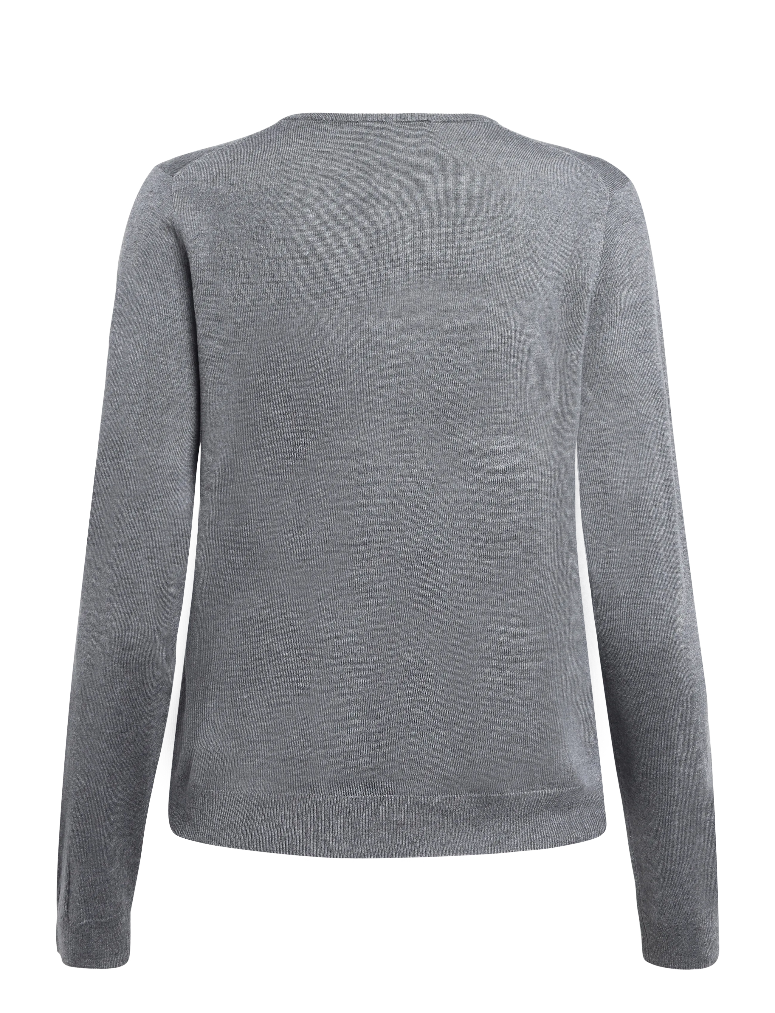 Mango - Knitted button cardigan - koftor - grey - 2
