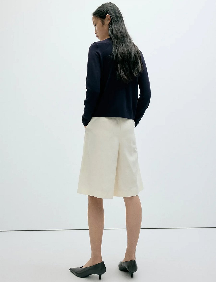 Mango - Knitted button cardigan - koftor - navy - 3
