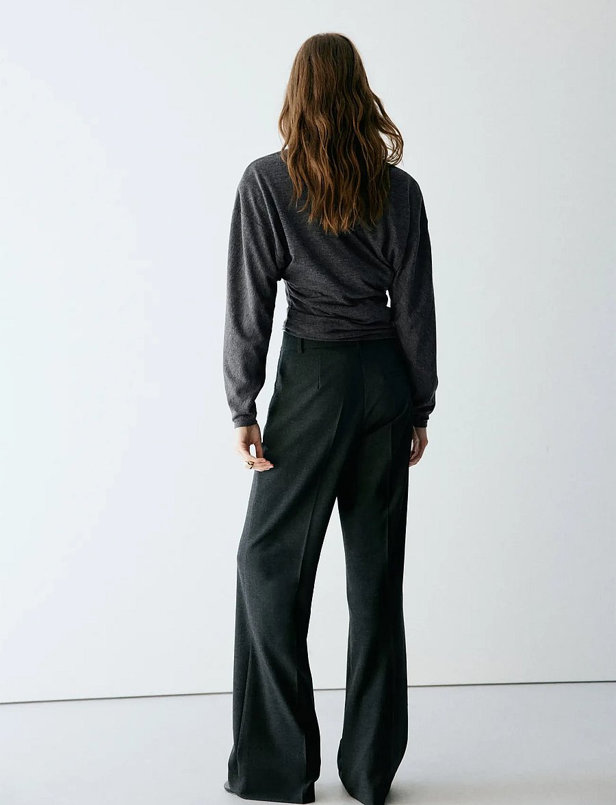 Mango - Buttoned knit sweater - stickade tröjor - grey - 3