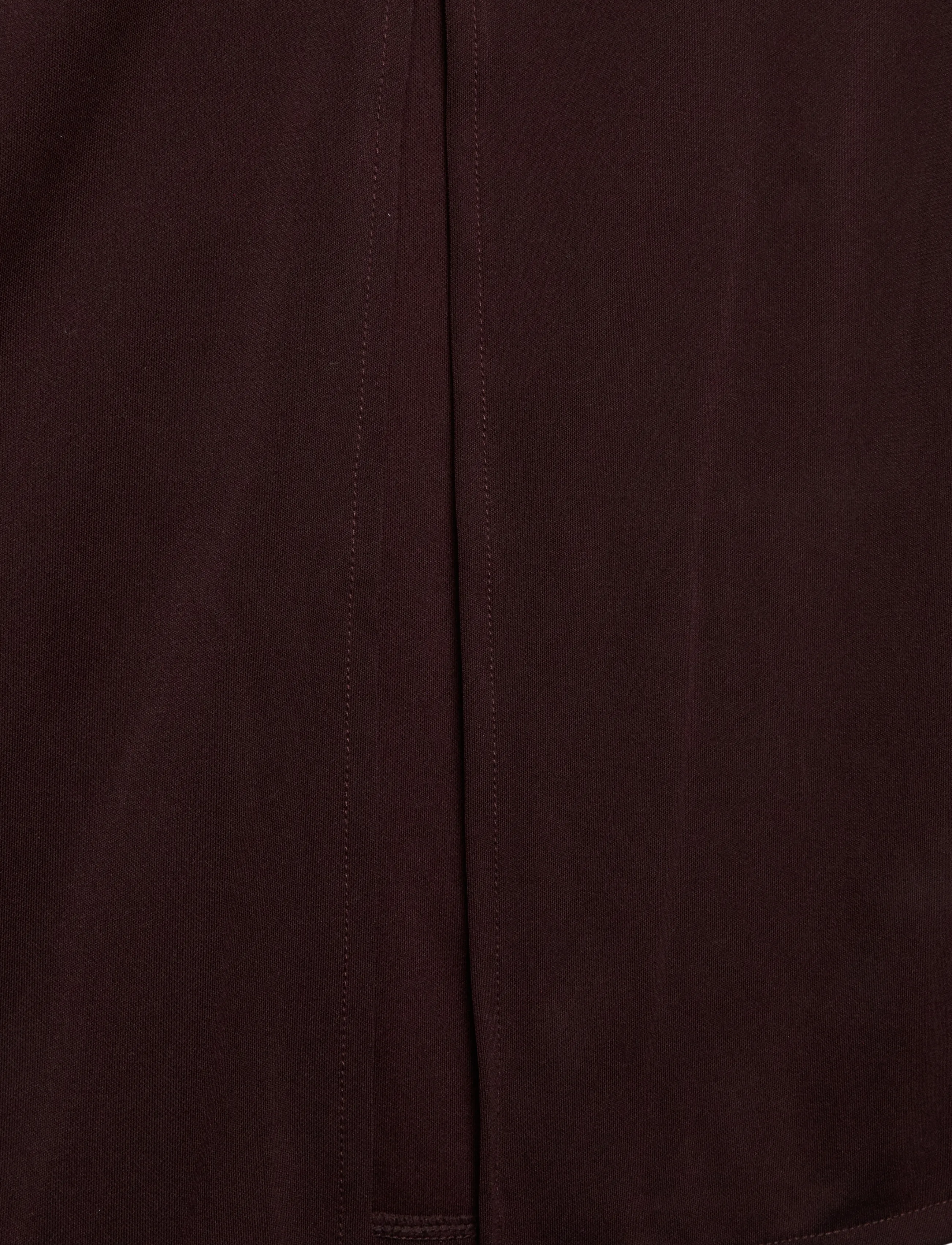 Mango - Ruched side knitted dress - dark red - 2
