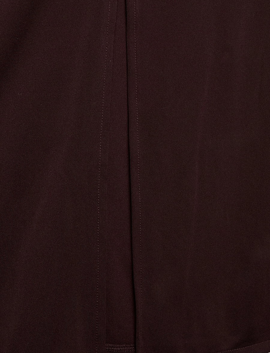 Mango - Ruched side knitted dress - strikkjoler - dark red - 2