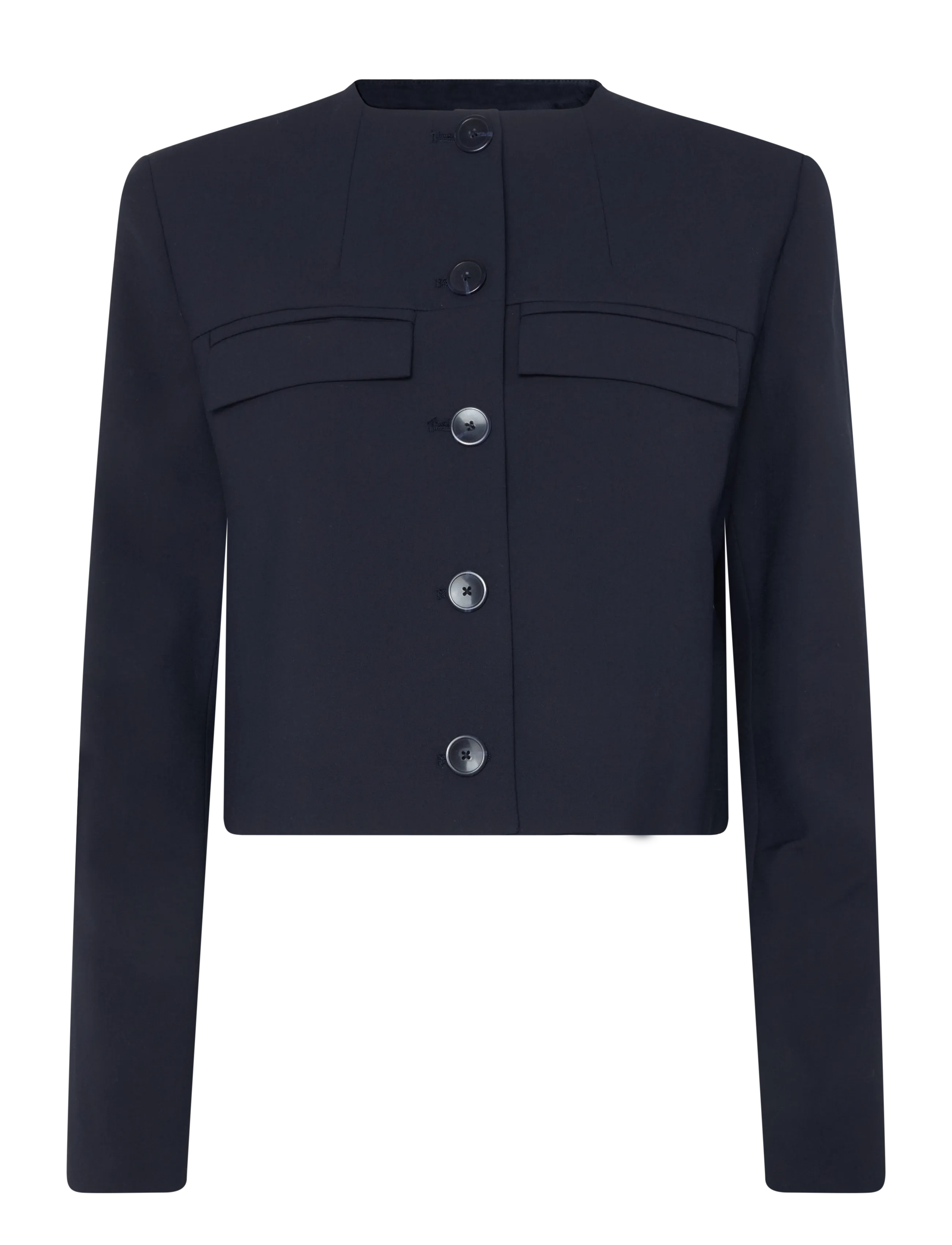 Mango Straight jacket with flap pockets - Korta kavajer - NAVY / navy