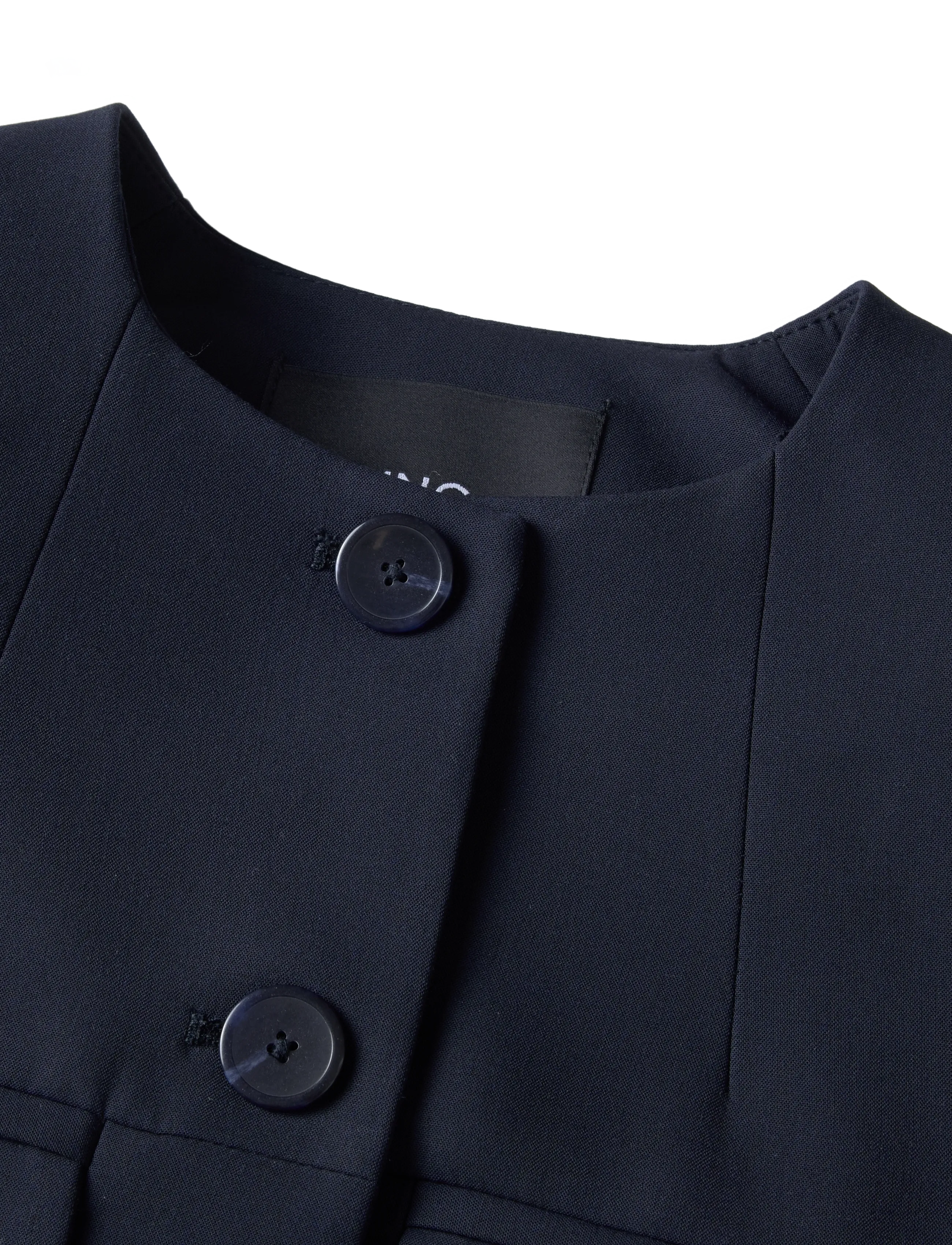 Mango - Straight jacket with flap pockets - korta kavajer - navy - 2