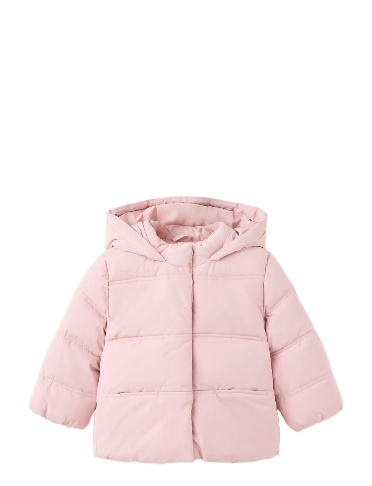 Mango Anorak Tine, Børn, Vatteret Anorak med Hætte, Pink, Str: 12-18M