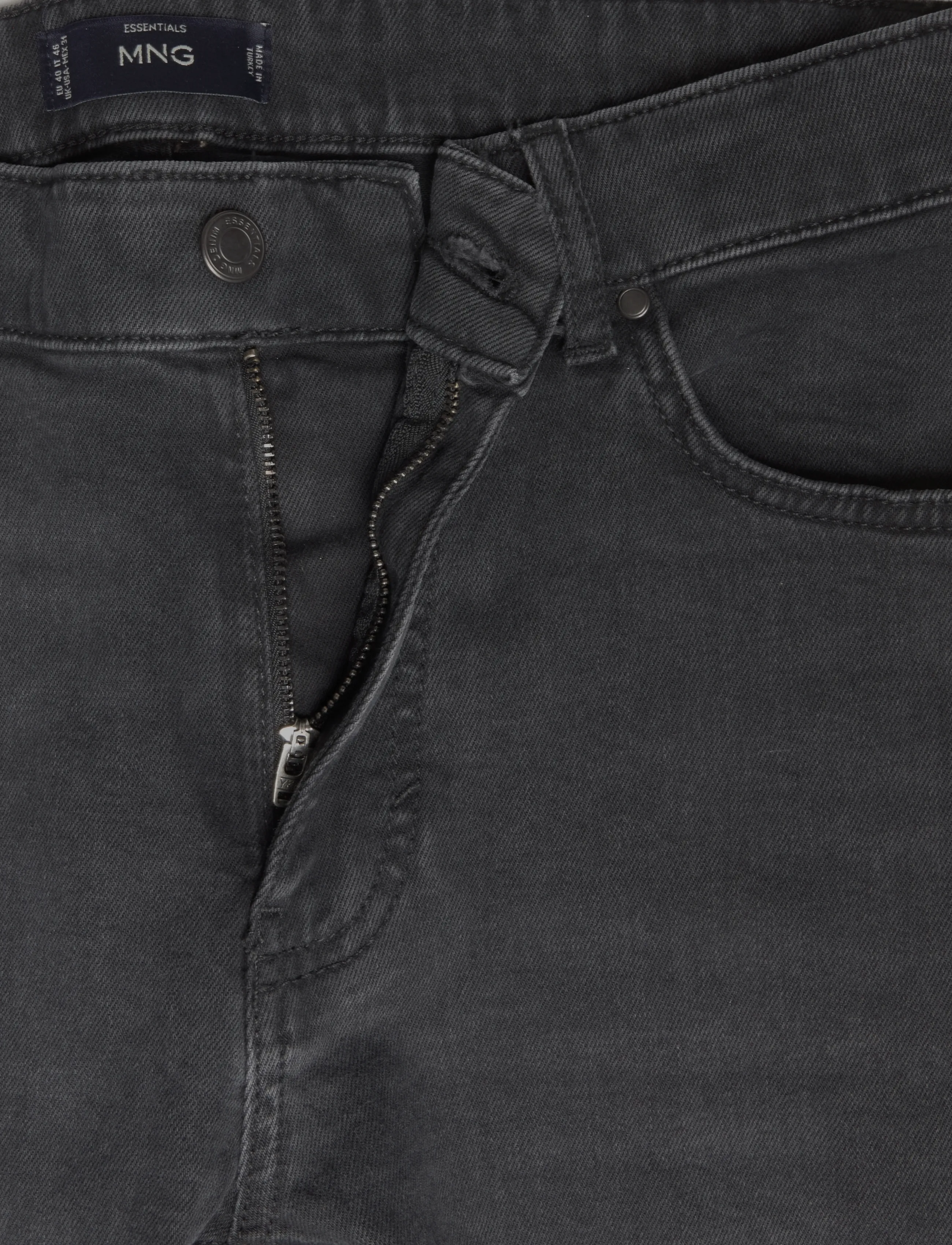 Mango - Slim fit Ultra Soft Touch Patrick jeans - slim fit jeans - open grey - 3