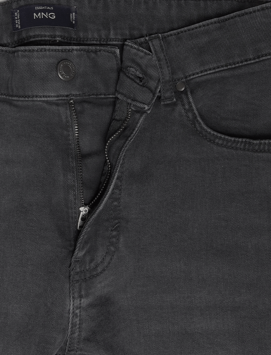Mango - Slim fit Ultra Soft Touch Patrick jeans - slim fit jeans - open grey - 3