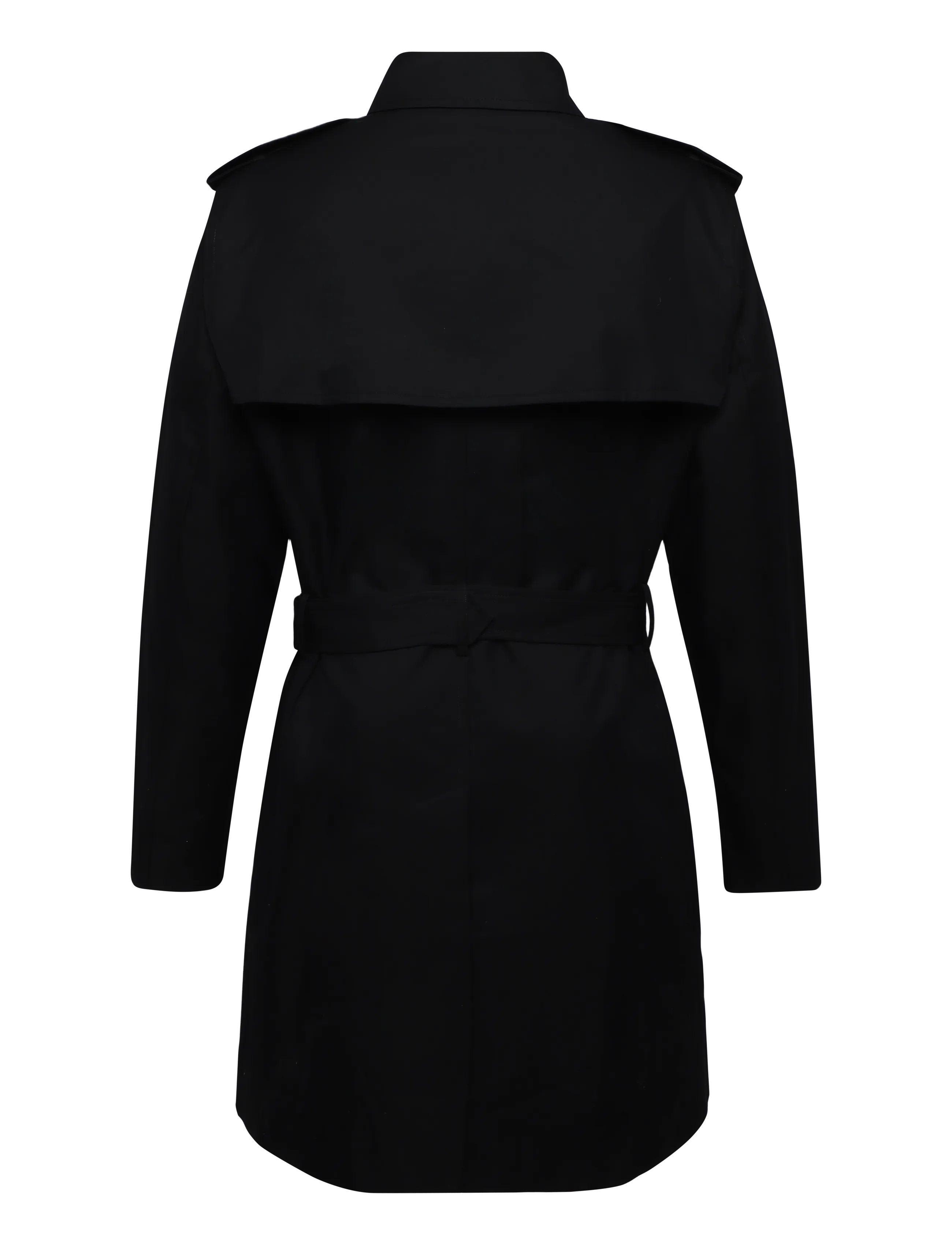 Mango - Water-repellent belted trench coat - tunna rockar - black - 1
